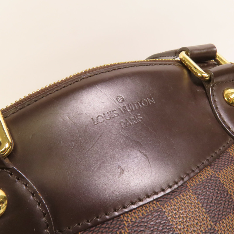 LOUIS VUITTON Damier Verona PM金扣手挽袋-6