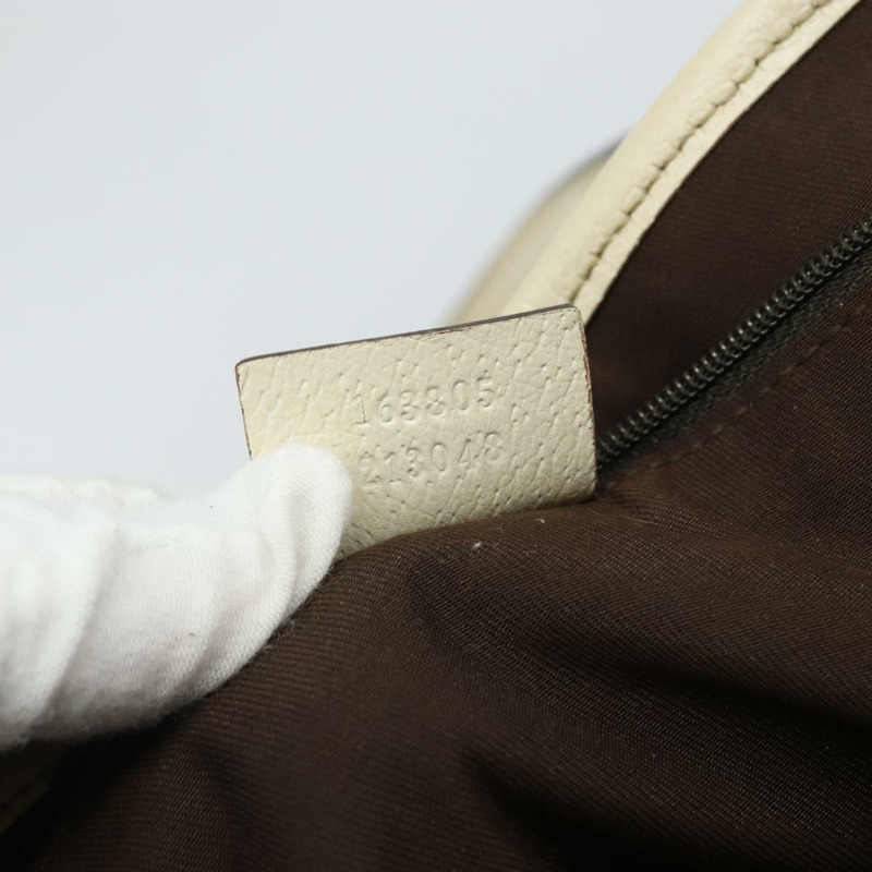 【日本直送】GUCCI GG帆布織帶雪莉系列手提包 米色 金色 163805 正品 162183-10