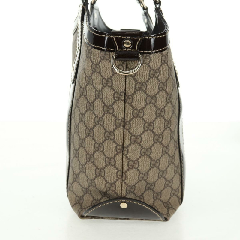 【日本直送】GUCCI GG Supreme 托特包 PVC 米色 金色 203521 正品 162307V-2