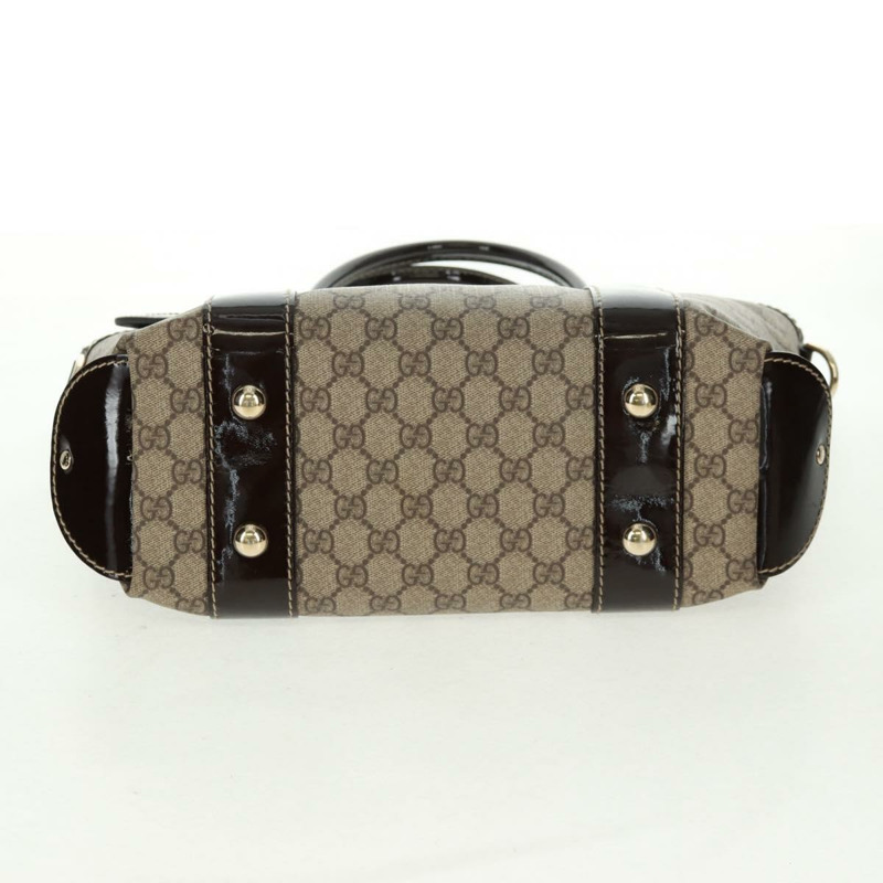 【日本直送】GUCCI GG Supreme 托特包 PVC 米色 金色 203521 正品 162307V-4