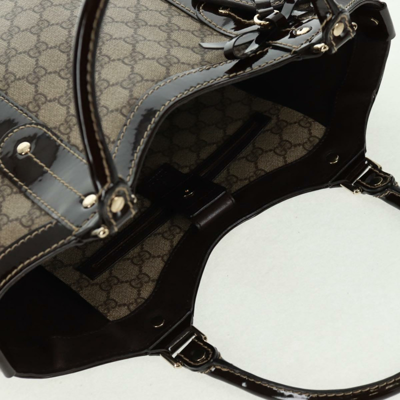 【日本直送】GUCCI GG Supreme 托特包 PVC 米色 金色 203521 正品 162307V-5