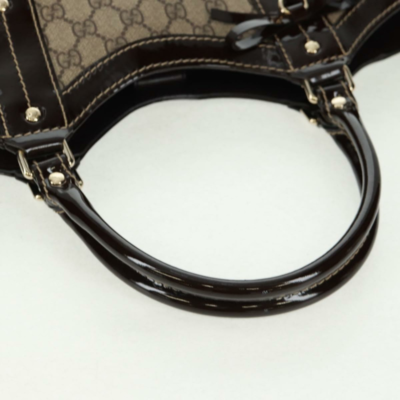 【日本直送】GUCCI GG Supreme 托特包 PVC 米色 金色 203521 正品 162307V-6