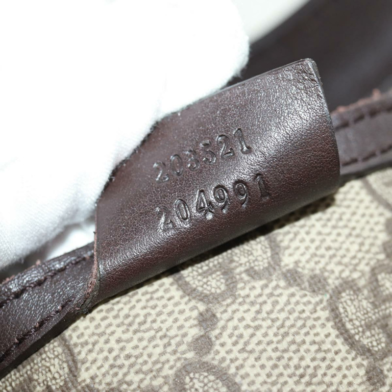 【日本直送】GUCCI GG Supreme 托特包 PVC 米色 金色 203521 正品 162307V-10