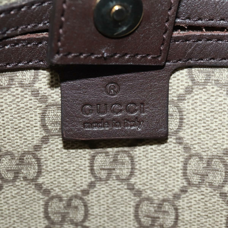 【日本直送】GUCCI GG Supreme 托特包 PVC 米色 金色 203521 正品 162307V-17