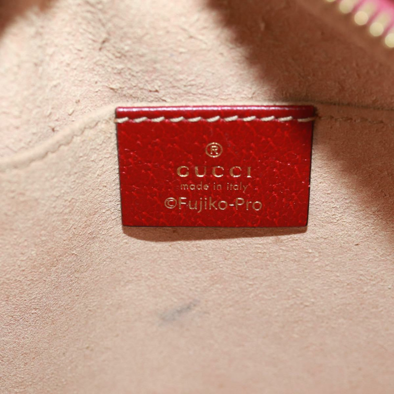 【日本直送】GUCCI Micro GG Supreme Doraemon 聯名手袋 PVC 米色 647784 正品 163341M-19