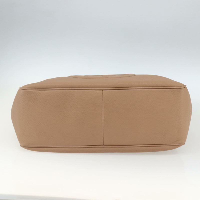 【日本直送】GUCCI 互扣鏈條肩背包 皮革 粉紅金 353126 正品 164096V-4