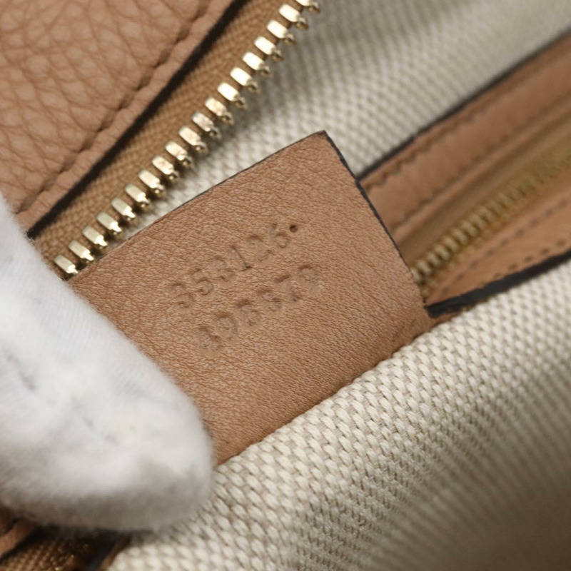 【日本直送】GUCCI 互扣鏈條肩背包 皮革 粉紅金 353126 正品 164096V-10
