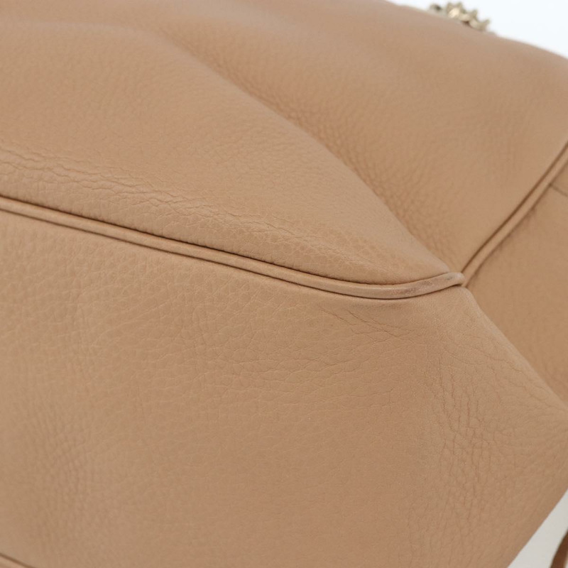 【日本直送】GUCCI 互扣鏈條肩背包 皮革 粉紅金 353126 正品 164096V-15