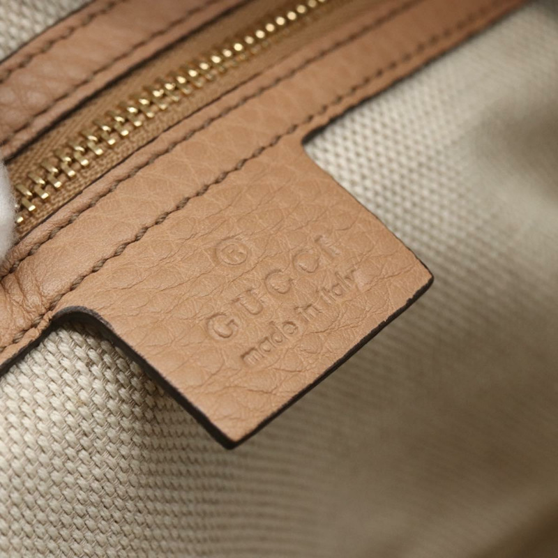 【日本直送】GUCCI 互扣鏈條肩背包 皮革 粉紅金 353126 正品 164096V-17