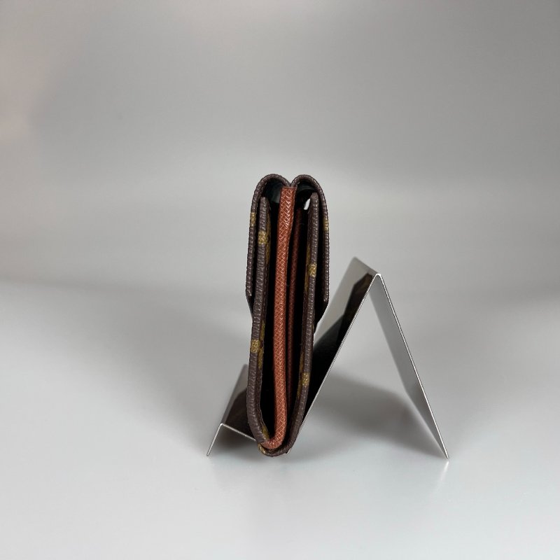 LV M61660 老花信封短夾 舊式-4