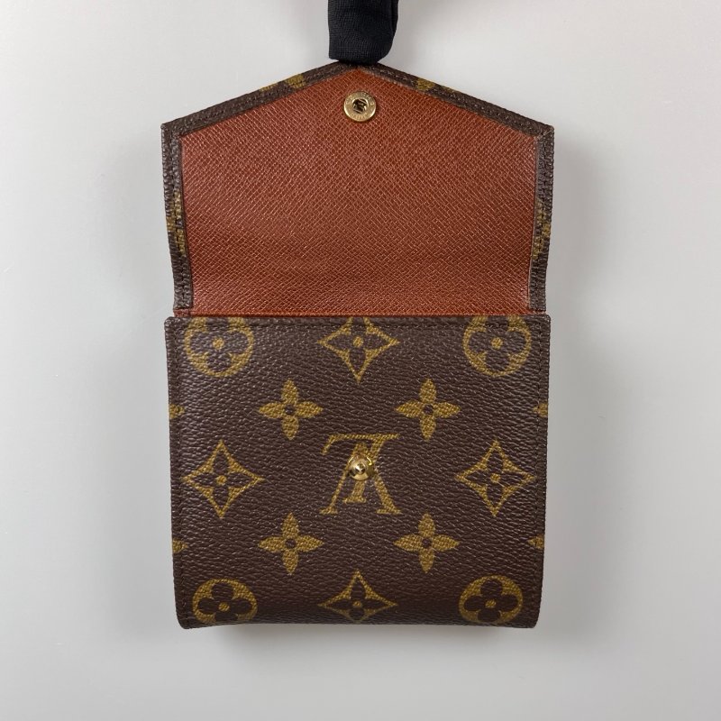 LV M61660 老花信封短夾 舊式-7