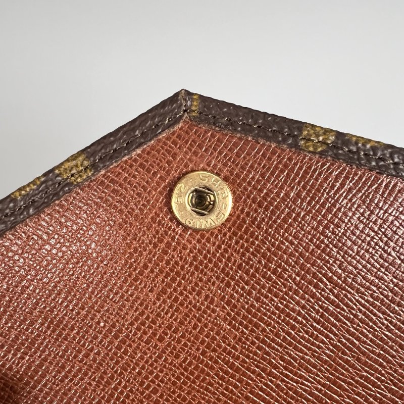 LV M61660 老花信封短夾 舊式-13