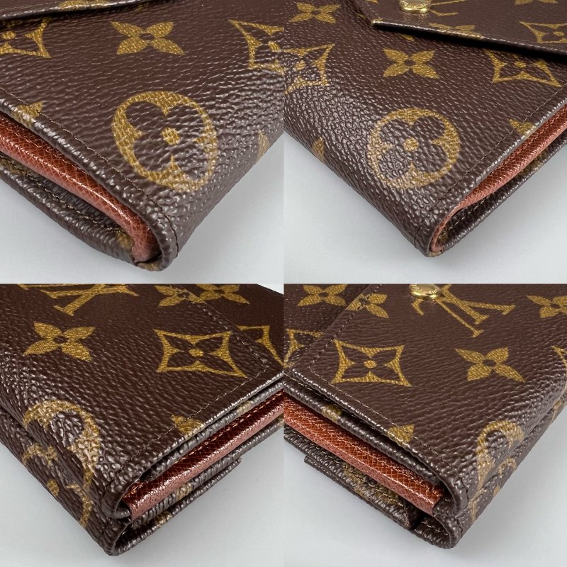 LV M61660 老花信封短夾 舊式-18