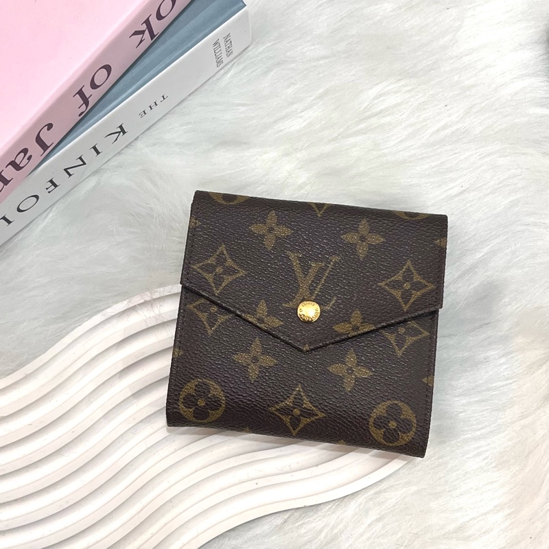 LV M61660 老花信封短夾 舊式-0