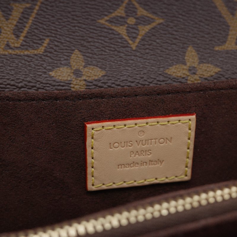 Louis Vuitton 路易威登 Pochette Métis East West 經典 老花 牛皮帆布 斜背包-12
