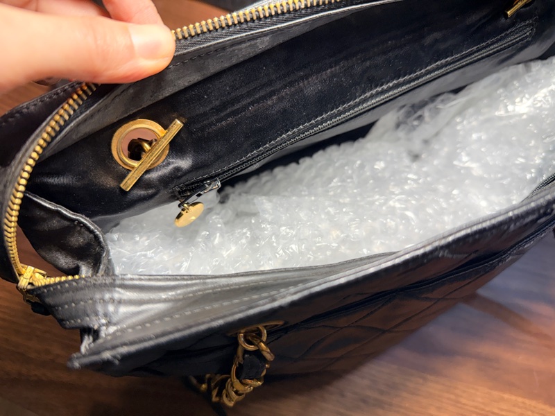 隨便甜賣chanel香奈兒24 K金 肩背托特包 很輕又好裝的實揹款-15