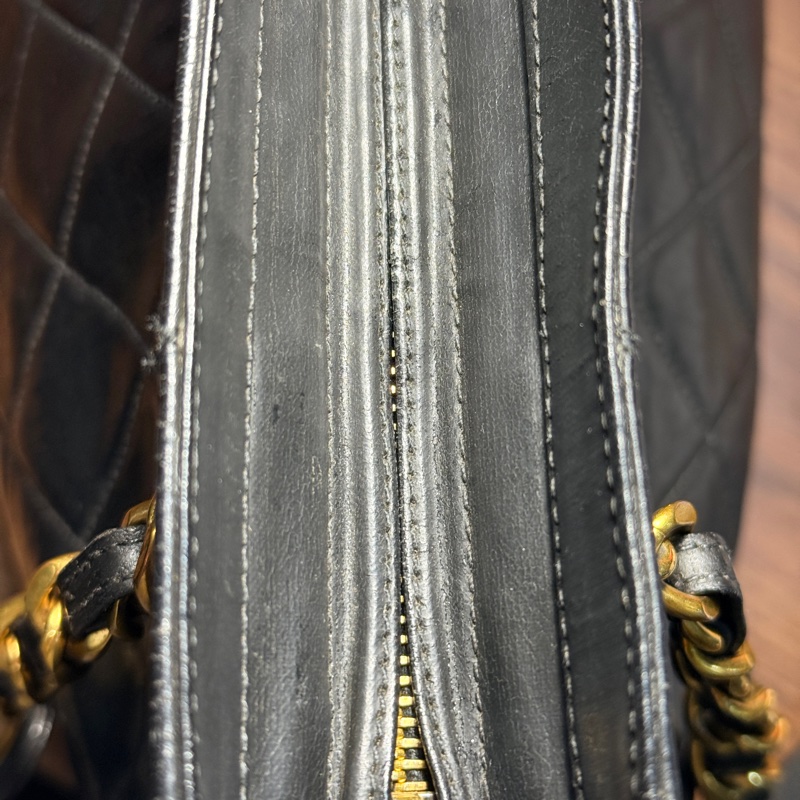 隨便甜賣chanel香奈兒24 K金 肩背托特包 很輕又好裝的實揹款-21