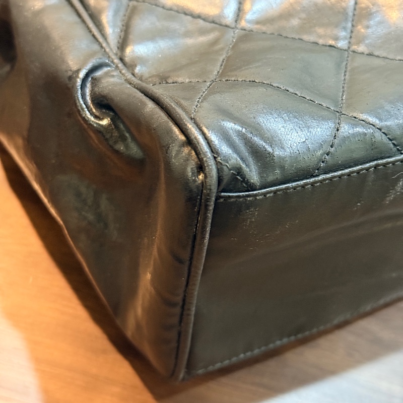 隨便甜賣chanel香奈兒24 K金 肩背托特包 很輕又好裝的實揹款-30