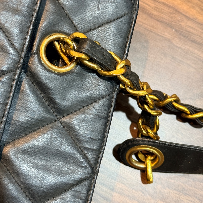 隨便甜賣chanel香奈兒24 K金 肩背托特包 很輕又好裝的實揹款-37