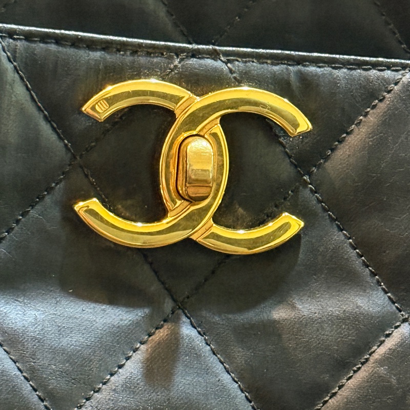 隨便甜賣chanel香奈兒24 K金 肩背托特包 很輕又好裝的實揹款-50