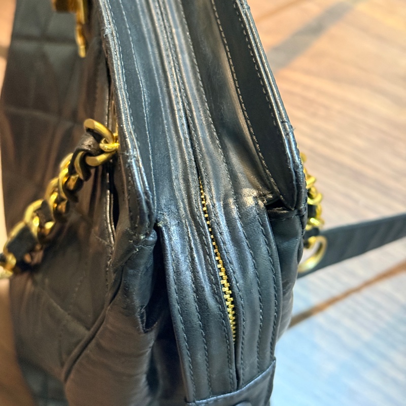 隨便甜賣chanel香奈兒24 K金 肩背托特包 很輕又好裝的實揹款-55