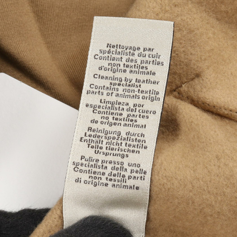 愛馬仕（HERMES）棕色棉羊絨連帽衫，二手男款L碼-4