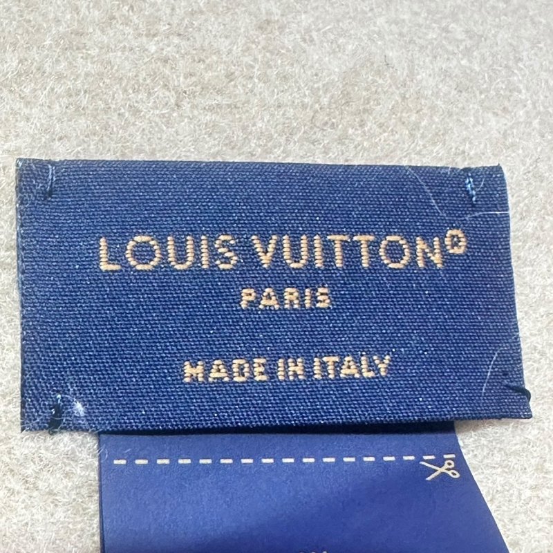 【美收精品】LV M78123茶白色流蘇圍巾 4-940-7
