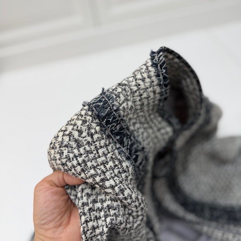 CHANEL 香奈兒 毛呢 立領 七分袖 短大衣 外套 大衣-21