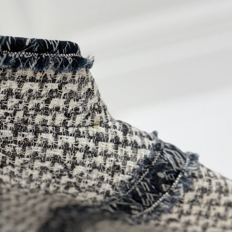 CHANEL 香奈兒 毛呢 立領 七分袖 短大衣 外套 大衣-28