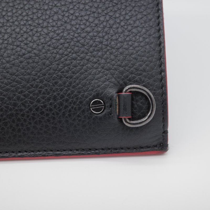 Christian Louboutin克里斯提·魯布托 Trictrac 黑色鉚釘皮革手提公事包-5