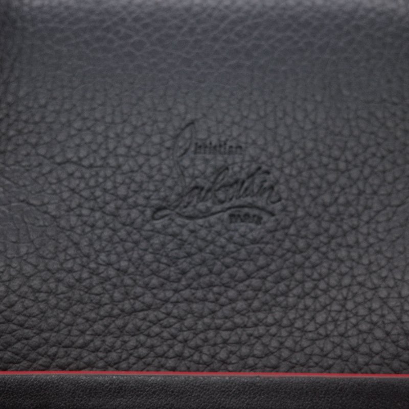 Christian Louboutin克里斯提·魯布托 Trictrac 黑色鉚釘皮革手提公事包-6