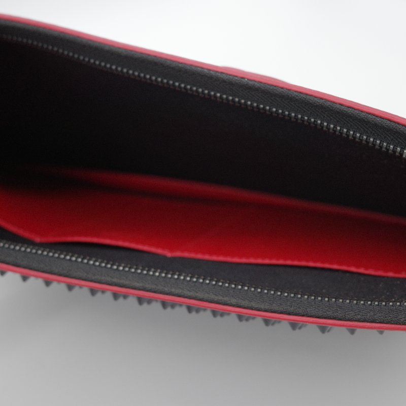 Christian Louboutin克里斯提·魯布托 Trictrac 黑色鉚釘皮革手提公事包-9