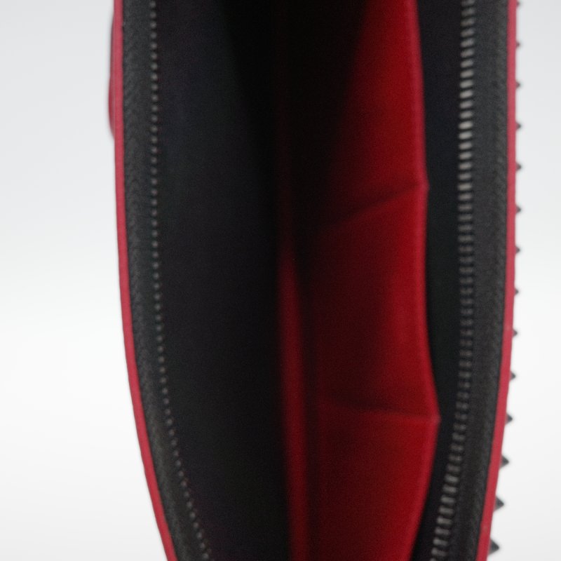 Christian Louboutin克里斯提·魯布托 Trictrac 黑色鉚釘皮革手提公事包-13