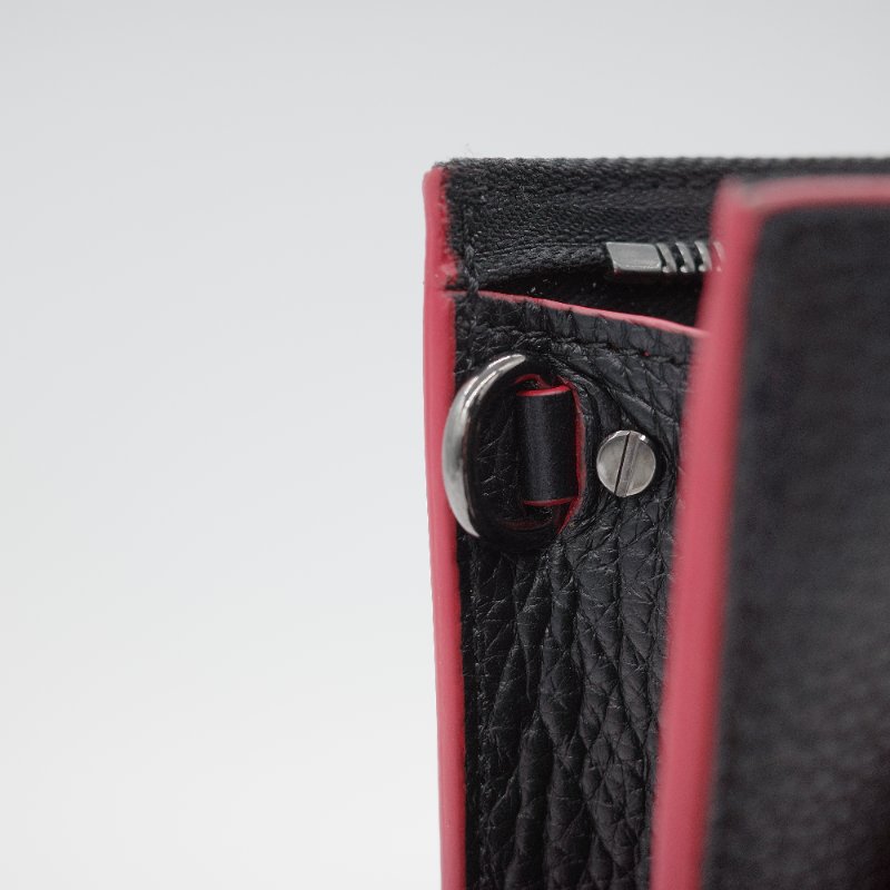 Christian Louboutin克里斯提·魯布托 Trictrac 黑色鉚釘皮革手提公事包-15