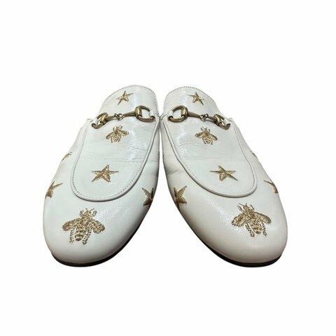 【美收精品】GUCCI星星愛心皮革拖鞋 4-723