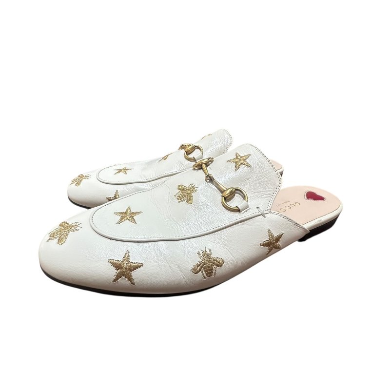 【美收精品】GUCCI星星愛心皮革拖鞋 4-723-1
