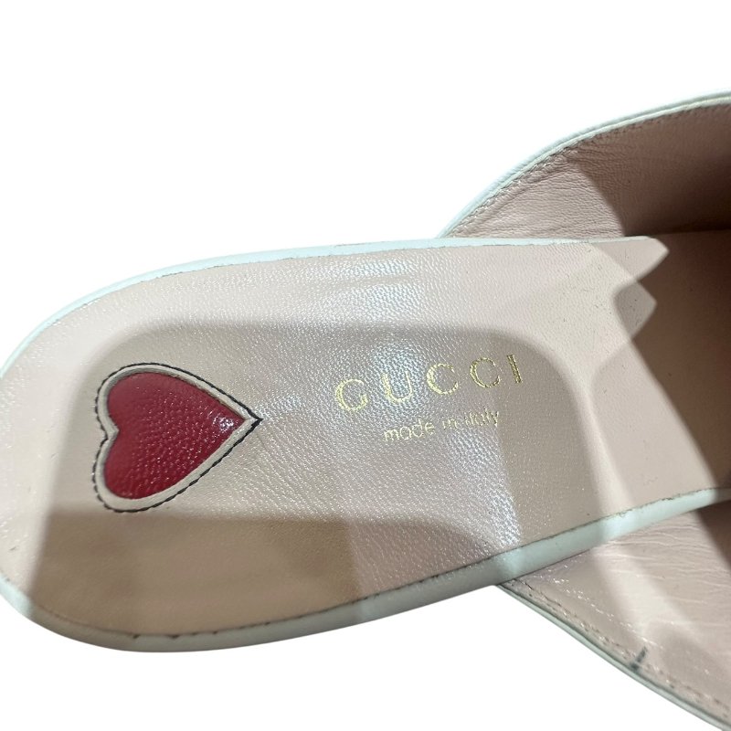 【美收精品】GUCCI星星愛心皮革拖鞋 4-723-4
