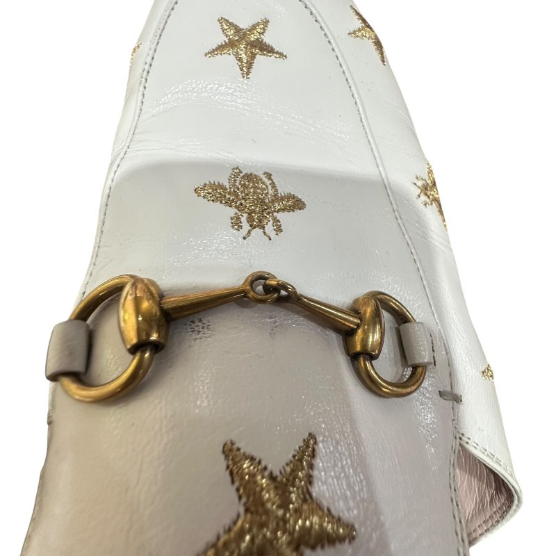 【美收精品】GUCCI星星愛心皮革拖鞋 4-723-10