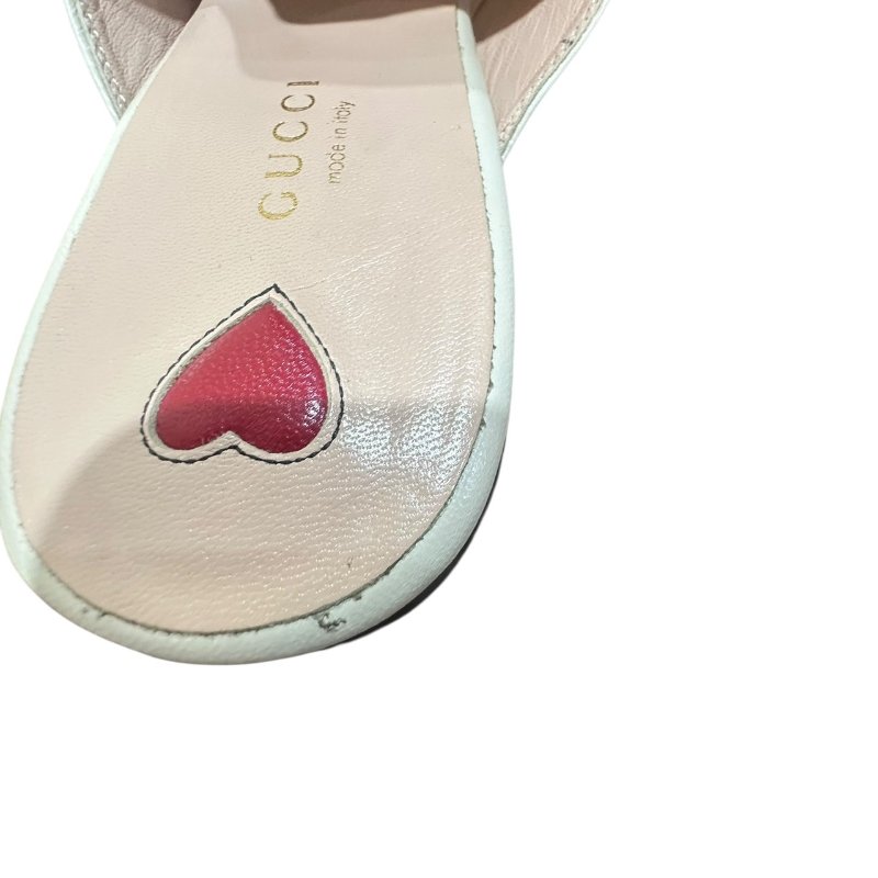 【美收精品】GUCCI星星愛心皮革拖鞋 4-723-12