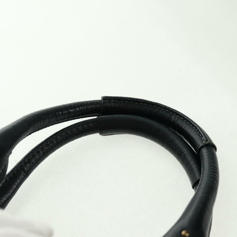 【日本直送】Chloe Paddington 手提包，黑色、金色、銀色皮革，正品，貨號 163288V-13