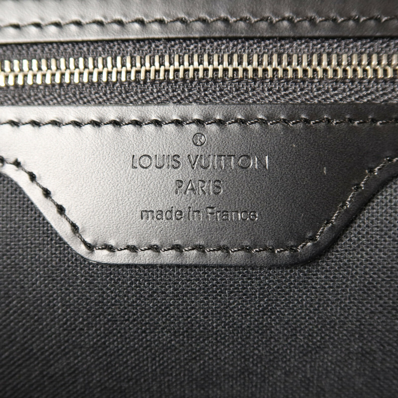 LOUIS VUITTON Damier Graphite Porto Cuman Voyage銀扣手挽肩背兩用袋-5
