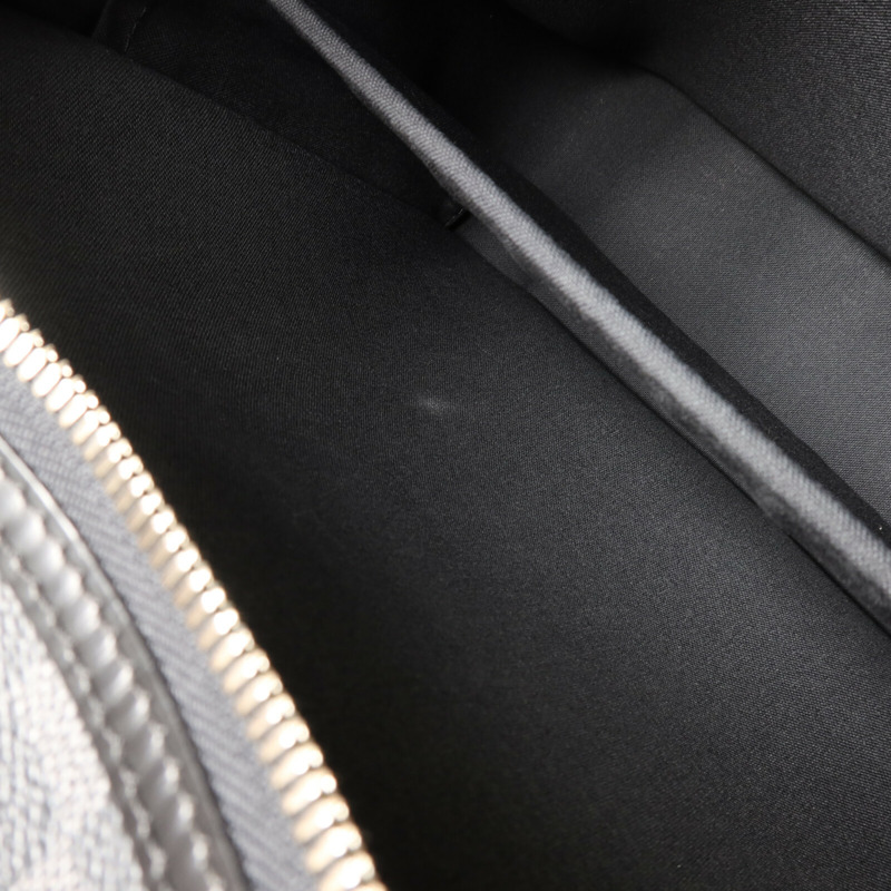 LOUIS VUITTON Damier Graphite Porto Cuman Voyage銀扣手挽肩背兩用袋-15