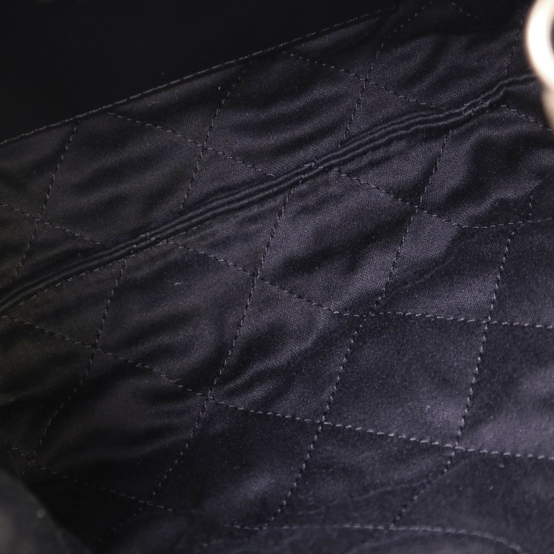 CHANEL 牛皮皮革Mini 22金扣鏈帶手挽肩背兩用袋-4