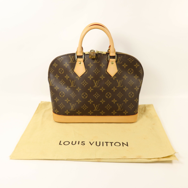 LOUIS VUITTON Monogram Alma金扣手挽袋-7