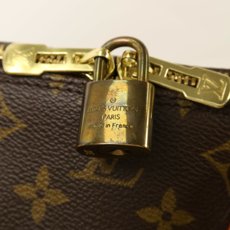 LOUIS VUITTON Monogram Alma金扣手挽袋-8