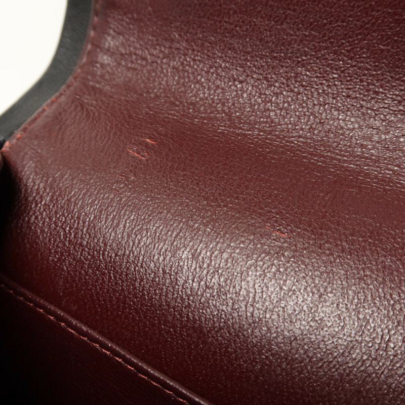 CHANEL 羊皮皮革Classic 25銀扣鏈帶肩背袋-14