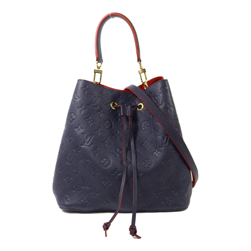 LOUIS VUITTON Monogram Empreinte Neo Noe MM金扣手挽肩背兩用袋-0