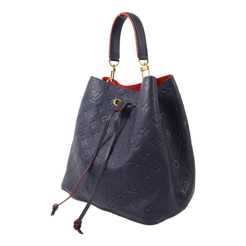 LOUIS VUITTON Monogram Empreinte Neo Noe MM金扣手挽肩背兩用袋-2