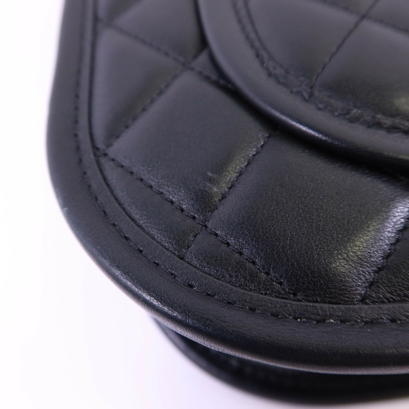 CHANEL 牛皮皮革24S Hobo金扣鏈帶手挽肩背兩用袋-15