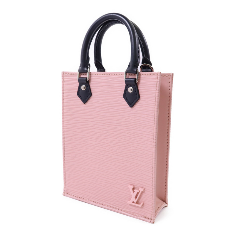 LOUIS VUITTON Epi Petit Sac Plat銀扣手挽肩背兩用袋-2